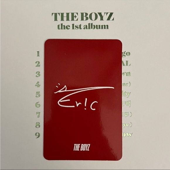 the boyz eric photocard - Picture 2 of 2